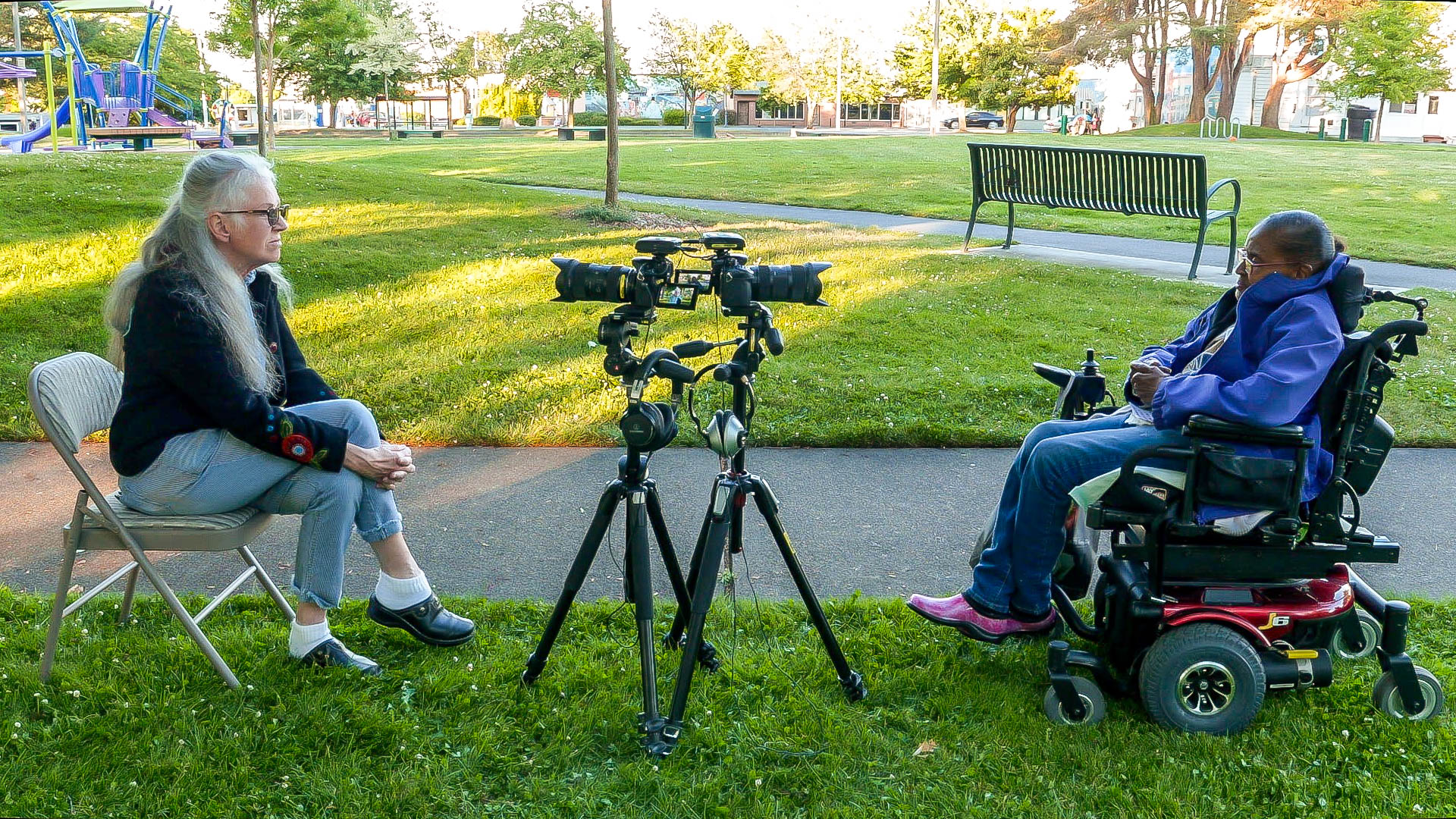 Photo of In Our Backyard interview Photo of In Our Backyard interview