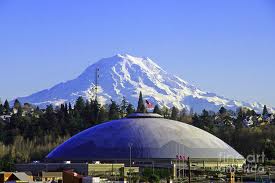 Mount Rainier and Tacoma Dome picture