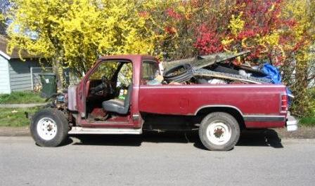 Image of an abandoned truck Image of an abandoned truck