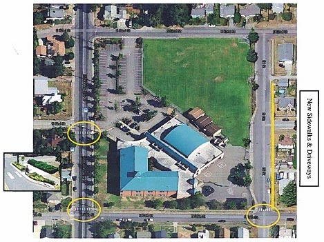 Image of Sheridan Safe Routes Site Map