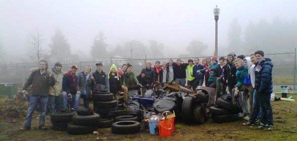 MLK Day Garbage Pile