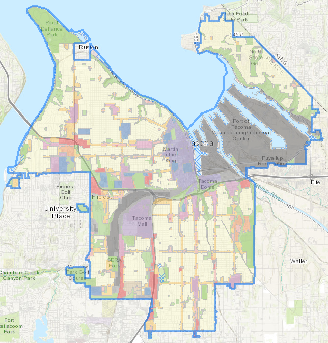 Tacoma Map